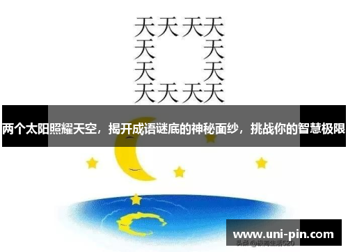两个太阳照耀天空，揭开成语谜底的神秘面纱，挑战你的智慧极限